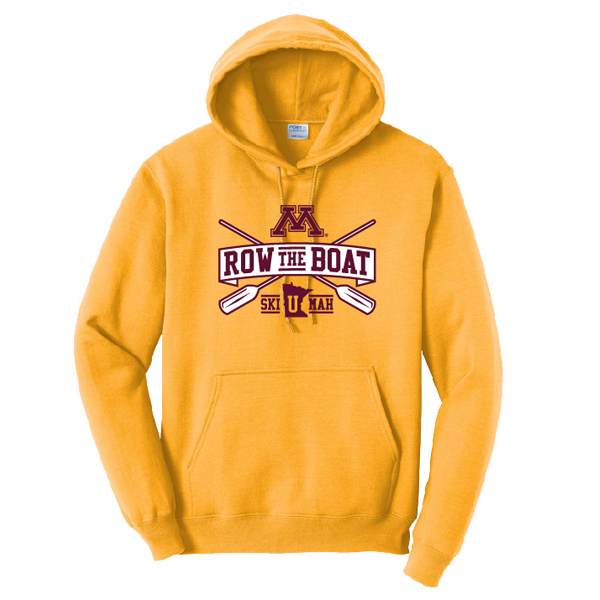 University of Minnesota Row the Boat Gold Hoodie University of